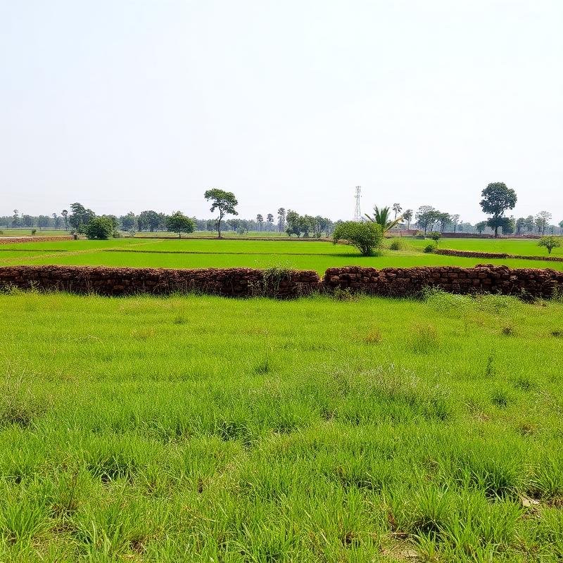 Premium farmland with boundary wall